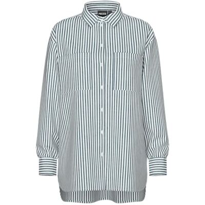 PIECES Pcmelia Ls Loose Shirt WVN Noos Bc, wit (bright white), XL PIECES Pcmelia Ls Loose Shirt WVN Noos Bc, wit (bright white), XL