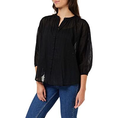 Peppercorn Freya-shirt voor dames, Zwart, XL Peppercorn Freya-shirt voor dames, Zwart, XL