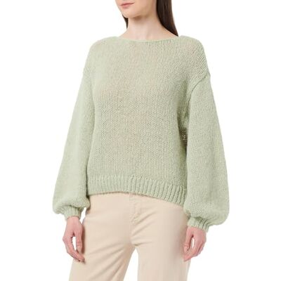 VILA Dames Vichoca L/S gebreide trui/E gebreide trui, Swamp, M VILA Dames Vichoca L/S gebreide trui/E gebreide trui, Swamp, M