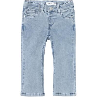 Name it Nmfsalli Bootcut Jeans 6657-Ft L, blauw (light blue denim), 98 cm Name it Nmfsalli Bootcut Jeans 6657-Ft L, blauw (light blue denim), 98 cm