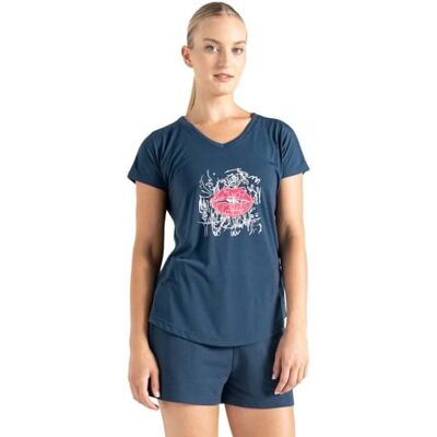 Dare 2b Vrouwen Calm T-Shirt Blauw, Blauw, 46 Dare 2b Vrouwen Calm T-Shirt Blauw, Blauw, 46