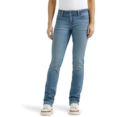 Wrangler dames Jeans Western Jeans, Medium Hoog, Stretch, Rechte Pijp Wrangler dames Jeans Western Jeans, Medium Hoog, Stretch, Rechte Pijp