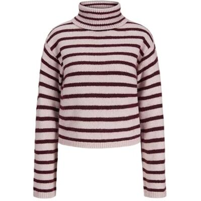 JACK & JONES Jxrosanna Roll Neck Knit, Violet Ice, XS JACK & JONES Jxrosanna Roll Neck Knit, Violet Ice, XS
