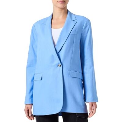 JJXX Jxmary Linen PNT Sn Blazer, Silver Lake Blue., M JJXX Jxmary Linen PNT Sn Blazer, Silver Lake Blue., M