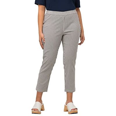 Ulla Popken Casual zakelijke broek voor dames, marineblauw, 54 NL Ulla Popken Casual zakelijke broek voor dames, marineblauw, 54 NL
