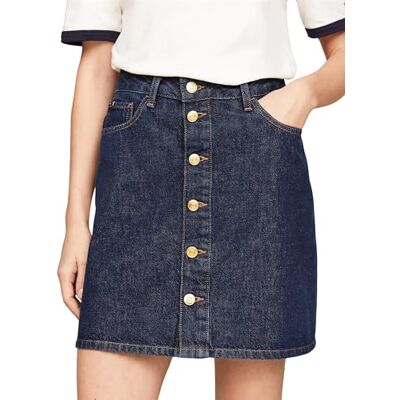 Tommy Hilfiger DNM Minirok voor dames Hw Cler Straight, Cler, 32W Tommy Hilfiger DNM Minirok voor dames Hw Cler Straight, Cler, 32W
