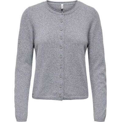 ONLY Dames Onlloyal Ls O-Neck Button Cardi KNT Noos ONLY Dames Onlloyal Ls O-Neck Button Cardi KNT Noos