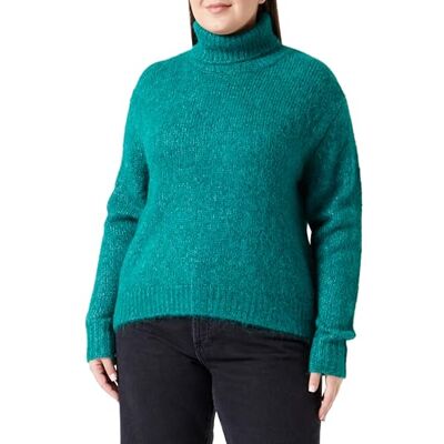 KAFFE Damestrui met gebreide rolkraag, lange mouwen, casual, brede schouders dames Pullover KAFFE Damestrui met gebreide rolkraag, lange mouwen, casual, brede schouders dames Pullover