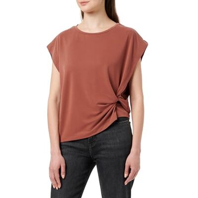 Boss T-shirt voor dames, Dark Red 604, S Boss T-shirt voor dames, Dark Red 604, S