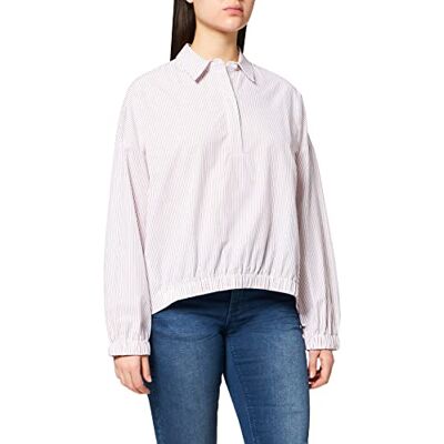 Comma CI Damesblouse, 87j1 bruin jacquard, 46 NL Comma CI Damesblouse, 87j1 bruin jacquard, 46 NL