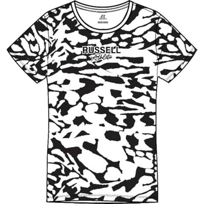 Russell Athletic Edith-s/S Crewneck Aop T-shirt dames T-Shirt Russell Athletic Edith-s/S Crewneck Aop T-shirt dames T-Shirt