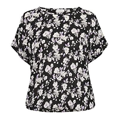KAFFE Dames print blouse jersey T-shirt Wing Sleeves dames Bloes KAFFE Dames print blouse jersey T-shirt Wing Sleeves dames Bloes