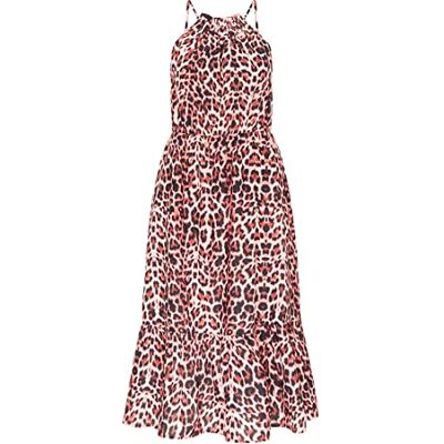 threezy Dames Midi-jurk 19215831-TH01, ROOD Leo, M, midi-jurk, M threezy Dames Midi-jurk 19215831-TH01, ROOD Leo, M, midi-jurk, M
