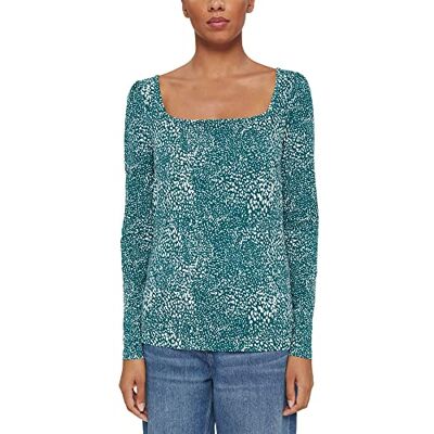ESPRIT edc by T-shirt voor dames, 308/Emerald Green 4, M ESPRIT edc by T-shirt voor dames, 308/Emerald Green 4, M
