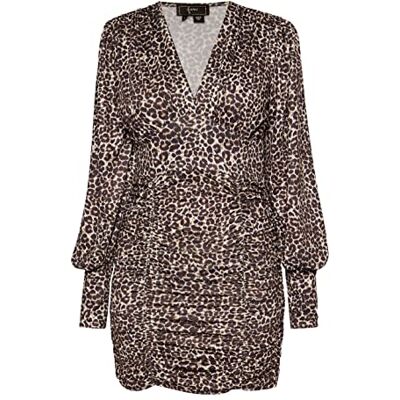 faina Damesjurk met lange mouwen 19227288-FA01, beige, S, Jurk met lange mouwen, S faina Damesjurk met lange mouwen 19227288-FA01, beige, S, Jurk met lange mouwen, S