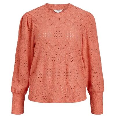 Object Objfeodora L/S Top Noos dames Bloes Object Objfeodora L/S Top Noos dames Bloes