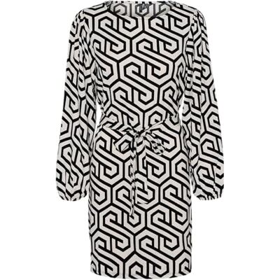 VERO MODA Dames Vmmerve Ls Short Dress JRS Boo Jurk, berk/Aop: grap, S VERO MODA Dames Vmmerve Ls Short Dress JRS Boo Jurk, berk/Aop: grap, S