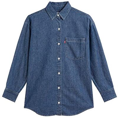 Levi's Nola Oversized Shirt Vrouwen, Hitzig Mid 2, L Levi's Nola Oversized Shirt Vrouwen, Hitzig Mid 2, L