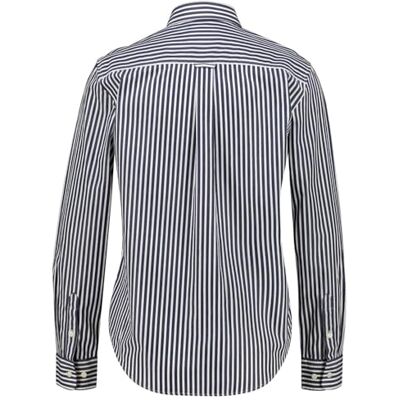 GANT Dames Reg Poplin gestreept shirt blouse, classic blue, 46 GANT Dames Reg Poplin gestreept shirt blouse, classic blue, 46