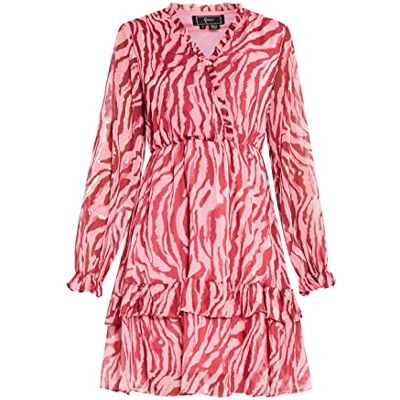 faina Damesjurk 19225463-FA01, roze, S, Jurk, S faina Damesjurk 19225463-FA01, roze, S, Jurk, S