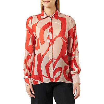bugatti Dames W3595-60441 Blouse, Rood-950, 48 EU, Rood-950, 48 bugatti Dames W3595-60441 Blouse, Rood-950, 48 EU, Rood-950, 48