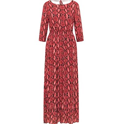 IKITA Dames maxi-jurk 19222911-IK01, rood slang, L, maxi-jurk, L IKITA Dames maxi-jurk 19222911-IK01, rood slang, L, maxi-jurk, L