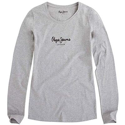 Pepe Jeans New Virginia Ls N Damesjas, 933Grey Marl, S Pepe Jeans New Virginia Ls N Damesjas, 933Grey Marl, S