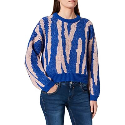 VERO MODA Dames Vmzelma Ls O-hals jacquard blouse ga boo trui, Surf the Web/Detail:w. Misty Rose, S VERO MODA Dames Vmzelma Ls O-hals jacquard blouse ga boo trui, Surf the Web/Detail:w. Misty Rose, S