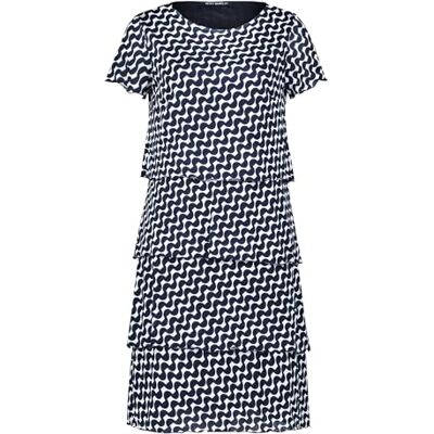 Betty Barclay zomerjurk dames, donkerblauw/crème., 38 Betty Barclay zomerjurk dames, donkerblauw/crème., 38