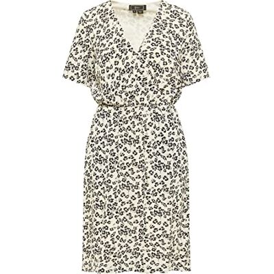 faina Damesjurk 19222816-FA01, wit zwart, XL, Jurk, XL faina Damesjurk 19222816-FA01, wit zwart, XL, Jurk, XL