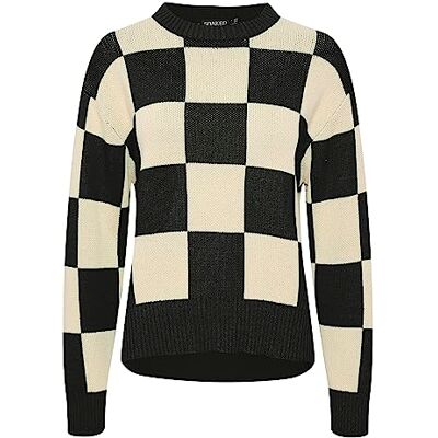 Soaked in Luxury Damestrui, Grafische Print, Regular Fit, Lange Mouwen dames trui Soaked in Luxury Damestrui, Grafische Print, Regular Fit, Lange Mouwen dames trui