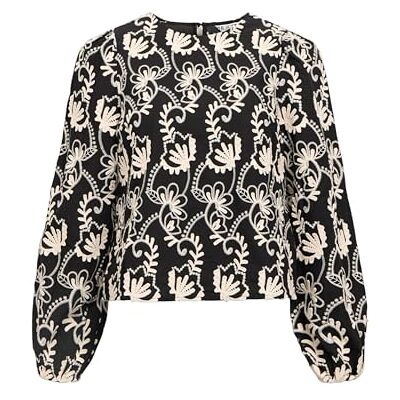 Object Objmya Re L/S Top Noos, zwart, 42 Object Objmya Re L/S Top Noos, zwart, 42