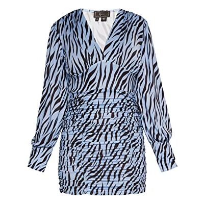 faina Damesjurk met lange mouwen 19227287-FA01, lichtblauw, XL, Jurk met lange mouwen, XL faina Damesjurk met lange mouwen 19227287-FA01, lichtblauw, XL, Jurk met lange mouwen, XL