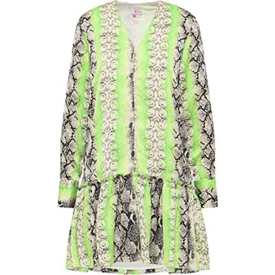 IZIA Damesjurk met reptielprint 19323117-IZ01, groen meerkleurig, M, Jurk met reptielprint, M IZIA Damesjurk met reptielprint 19323117-IZ01, groen meerkleurig, M, Jurk met reptielprint, M