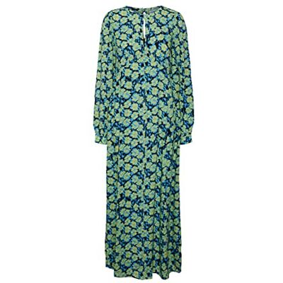 VERO MODA VMDITTE LS O-hals enkeljurk VMA jurk, salute/AOP: Ditte, M, Salute/aap: dite, M VERO MODA VMDITTE LS O-hals enkeljurk VMA jurk, salute/AOP: Ditte, M, Salute/aap: dite, M