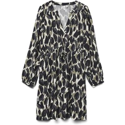 VERO MODA Vmfanini L/S Short Dress WVN Btq Ga, zeemeermin, L VERO MODA Vmfanini L/S Short Dress WVN Btq Ga, zeemeermin, L
