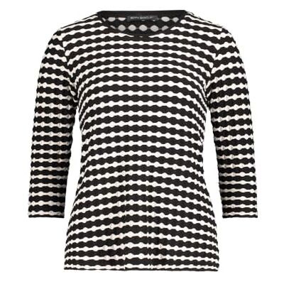 Betty Barclay 2379/1179 T-shirt, zwart/crème, 40 dames Betty Barclay 2379/1179 T-shirt, zwart/crème, 40 dames