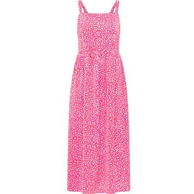 IKITA Dames maxi-jurk met allover-print 19323484-IK01, BLAUW Wit, XS, Maxi-jurk met allover-print, XS IKITA Dames maxi-jurk met allover-print 19323484-IK01, BLAUW Wit, XS, Maxi-jurk met allover-print, XS