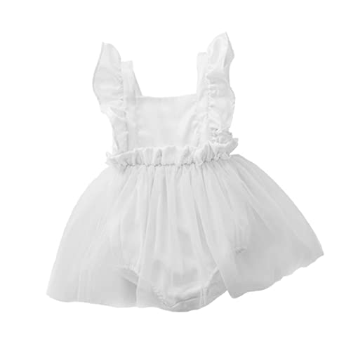 Vaguelly romperjurk met vliegende mouwen outfits voor babymeisjes fotoshoot outfits meisje skort tutu Babykleren meisjes outfits meisje jurk outfits voor newbornfotografie rok set