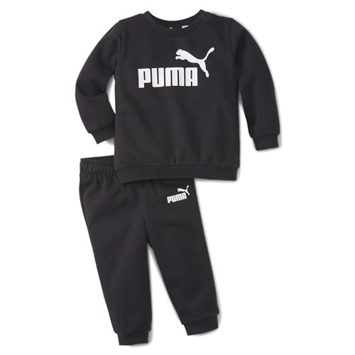 PUMA Minicats Ess Crew Jogger Fl uniseks-baby  Minicats ESS Crew Jogger FL, Katoen Zwart, 62