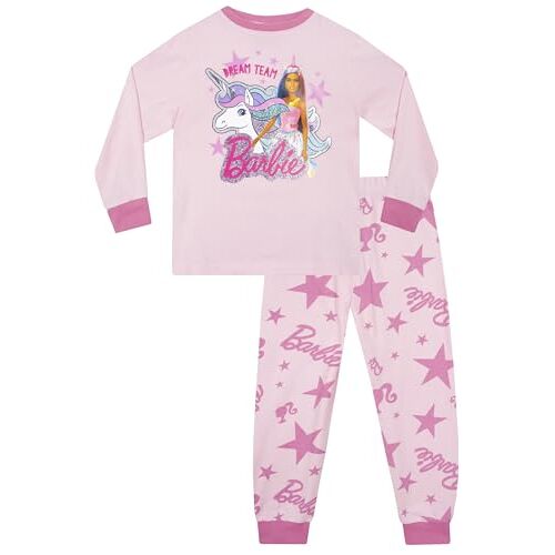 Barbie Meisjes Pyjama's   Eenhoorn Pyjama's   Roze Meisjes Pyjamaset   Roze 128