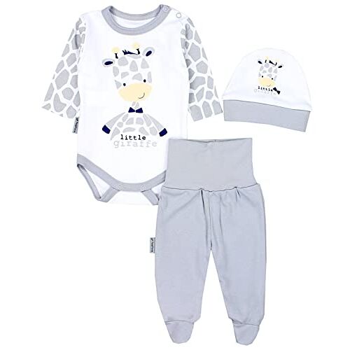 TupTam Babykleding Set met Opdruk 3-delig, Giraffe, 56