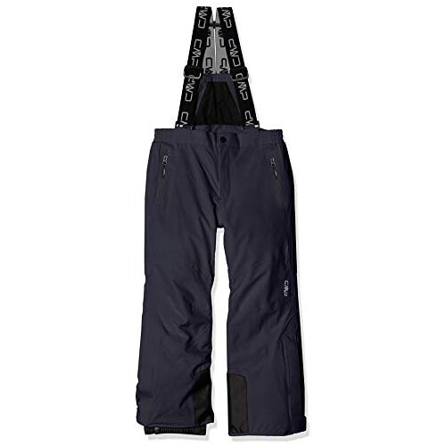 CMP Stretch ski-overall voor kinderen, zwart blauw, 164