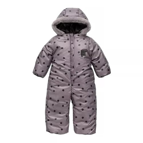 Pinokio Winteroverall, 100% polyester, grafiet gestippeld, meisjes, maat 80-104 (86)