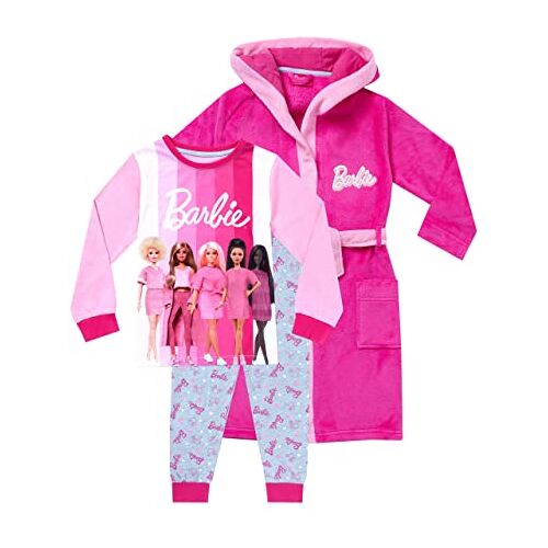 Barbie Meisjes Badjassen en Pyjama Roze 104