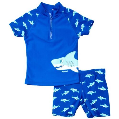 Playshoes baby-jongens UV-bescherming badset haai zwemkleding, blauw (origineel), 74/80