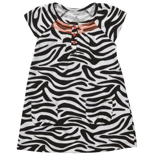 Carter's Carter is 2-delig. Zebra Print Jurk Set ZEBRA 18 Mo