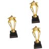 YARNOW 3Pcs Kleine Trofee Cheer Trofee Voor Meisjes Bulk Mini Trofee Ster Trofee Award Halloween Party Trofee Award Trofee Awards En Trofeeën Voetbal Awards Voor Kinderen Herbruikbaar