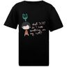 Pinitotee Percy Kid Black Tee Reguliere Unisex-T-Shirt