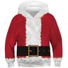 Ocean Plus Jungen Kapuzenpullover Bunt Teens Hoodie Kinder Langarm Pulli mit Kapuzen Sweatshirt Pullover (M (Körpergröße: 135-140cm), Kerstman)